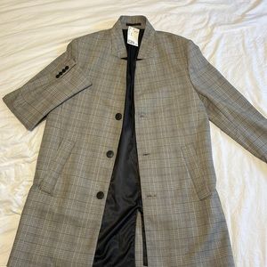 H&M Plaid Coat